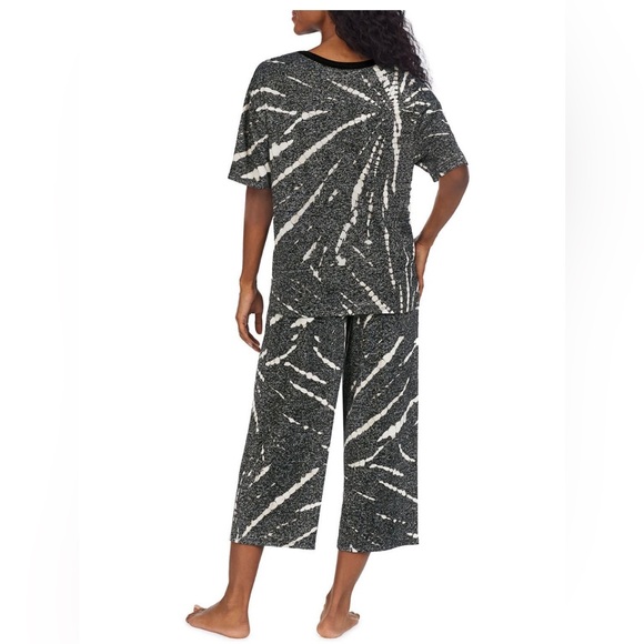 DKNY CAPRI PJ SET XXL lounging set of colors, black grayish cream - Picture 4 of 15